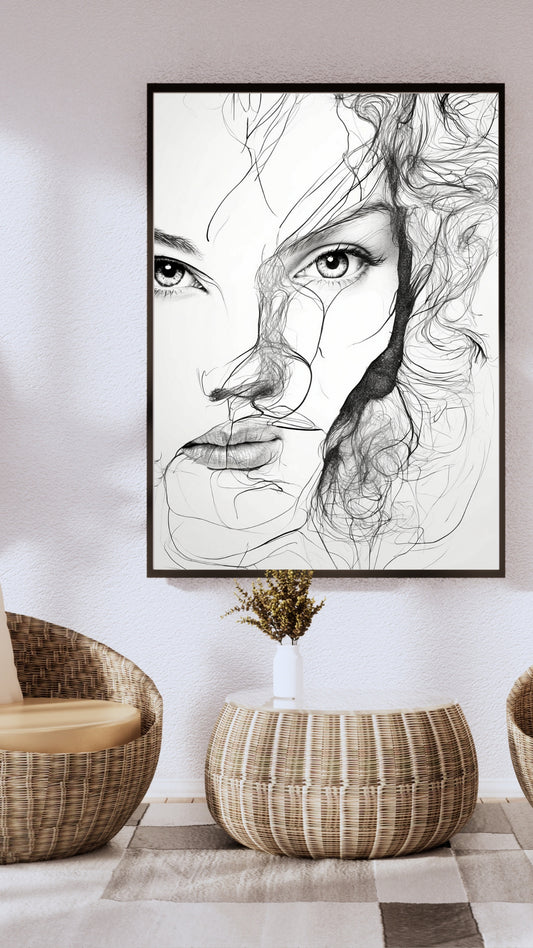 Whispers Within – A Portrait Between Silence, Shadows, and Soul