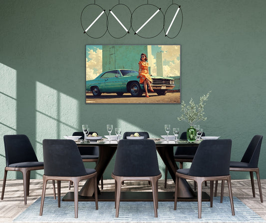 Desert Rose - vintage dreams between asphalt, sky and longing