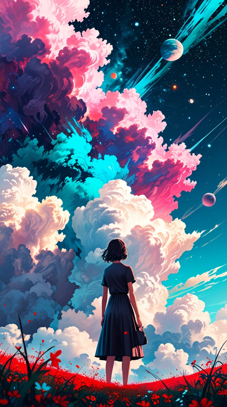 Cosmic Reverie - Dreamlike vision between heaven, memory and infinity