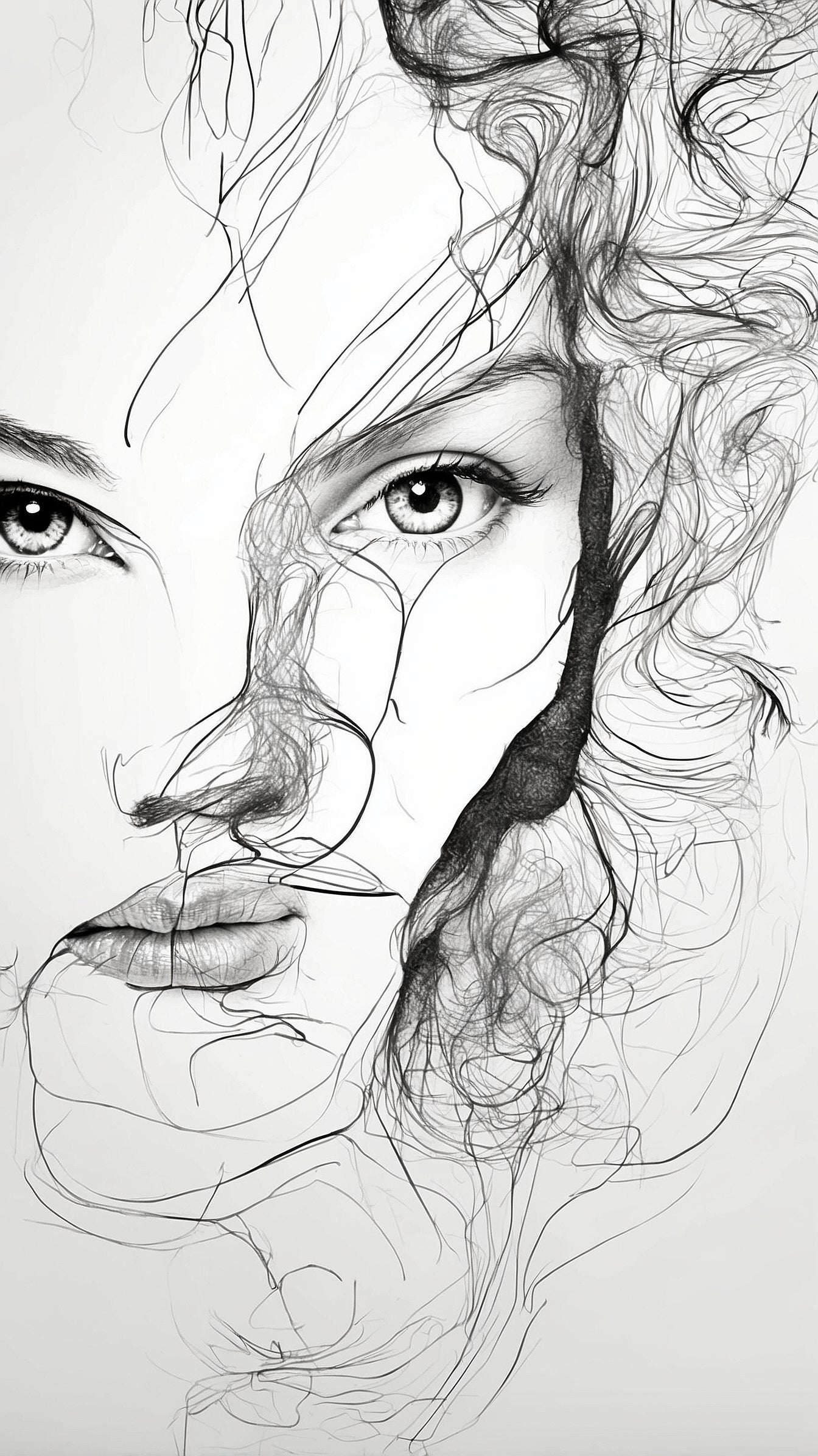Whispers Within – A Portrait Between Silence, Shadows, and Soul